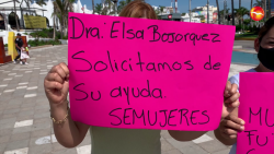 Mujeres que se registraron en Programa de Créditos del Gobierno Estatal exigen respuesta