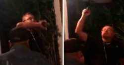 Exhiben a municipal borracho y bailando con su arma en un bar (video)