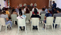Se compromete Municipio a derrumbar barda perimetral de kínder Bertha Von Gloumer