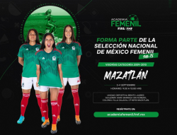 La FMF y FIFA Femenil realizaran visorias en Mazatlán