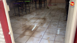 Por malas condiciones tras las lluvias, suspenden clases en dos planteles de Jacarandas