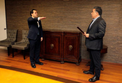 Rinde protesta Eduardo Madrid como nuevo Director del Registro Público de la Propiedad