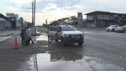 Arboles caídos en Culiacán por lluvias y vientos