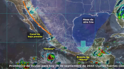Fuertes lluvias para el sur de Sinaloa podría traer "Orlene"