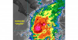 "Orlene" impactará la tarde-noche de mañana, prevé la Conagua