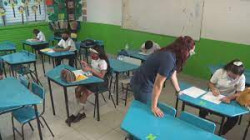Se mantienen protocolos sanitarios en escuelas, el uso de cubrebocas no es obligatorio
