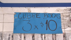 A la baja la venta de cubrebocas en Culiacán