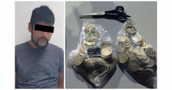 Lo detienen por amarrar al párroco y robarse limosnas de la iglesia