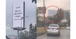 ¿Lo perdonarías? Pide que lo desbloqueen a través de espectaculares (video)