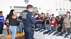 Recibe Policía Estatal a estudiantes de la licenciatura en Seguridad Pública de la Universidad de Sonora
