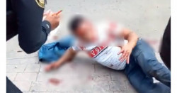 Ladrón dispara, se encasquilla y bala le salpica: lo graban llorando (video)