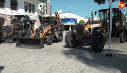 Obras Públicas en Mazatlán recibe maquinaria con inversión superior a los 12 millones de pesos