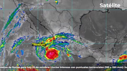 "Roslyn" es huracán categoría 4 y mantiene su trayectoria hacia Nayarit