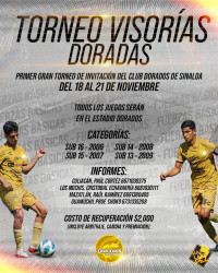 Se jugará la Copa Visorias Doradas en Noviembre.