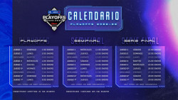 LMP da a conocer el Calendario de Play Off