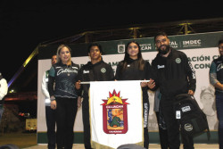ABANDERA AYUNTAMIENTO A DEPORTISTAS DE CULIACÁN RUMBO A LOS NACIONALES CONADE 2023 EN SU ETAPA ESTATAL