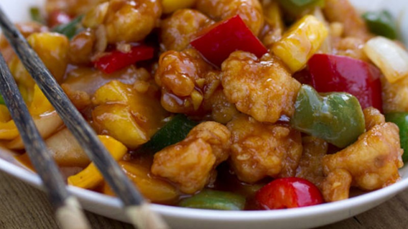 Cómo preparar pollo agridulce estilo chino