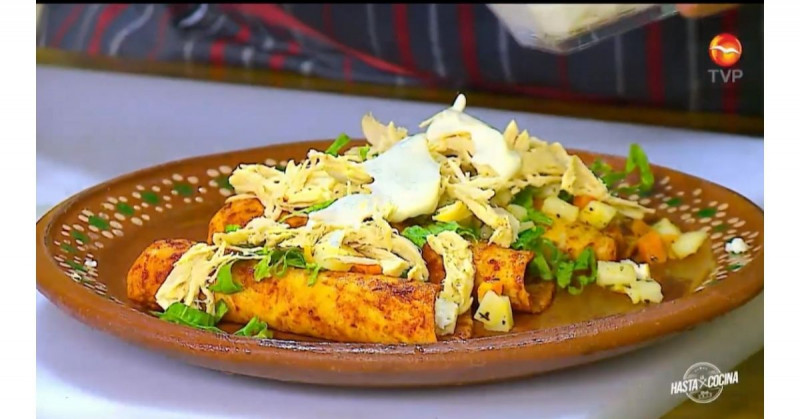 Aprende a cocinar unas ricas enchiladas mineras de Guanajuato (video receta)